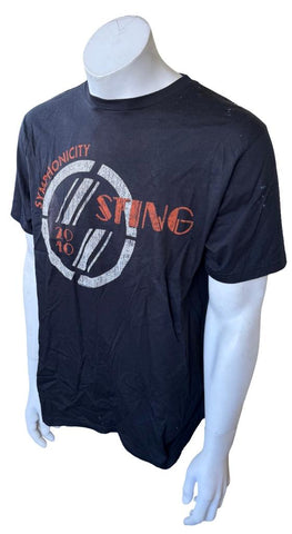 Anvil Men's Sting Symphonicity 2010 Black Short Sleeve Shirt Size Large