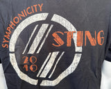 Anvil Men's Sting Symphonicity 2010 Black Short Sleeve Shirt Size Large
