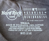 Hard Rock Cafe Men's Peace Love Ringo Starr Black Short Sleeve Shirt Size Small