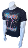 Hard Rock Cafe Men's Peace Love Ringo Starr Black Short Sleeve Shirt Size Small