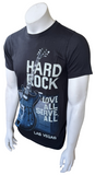 Anvil Men's Hard Rock Love All Serve All Las Vegas Guitar Black Shirt Size Small
