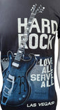 Anvil Men's Hard Rock Love All Serve All Las Vegas Guitar Black Shirt Size Small