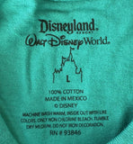Disneyland Men's Walt Disney World Perry The Platypus Teal Shirt Size Large