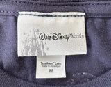Disney Men's Donald Duck El Pato Loco Graphic Navy Short Sleeve Shirt Size M