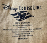 Disney Men's Disney Cruise Line Castaway Cay Beige Short Sleeve Shirt Size Large