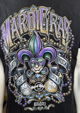 Hard Rock Cafe Men's Mardi Gras Party Like A Rock Star Black Shirt Size Large