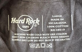 Hard Rock Cafe Men's Mardi Gras Party Like A Rock Star Black Shirt Size Large