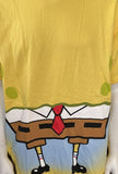 Universal Studios Men's SpongeBob SquarePants Legs Yellow Shirt Size XL
