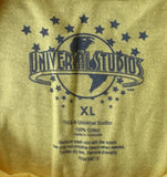Universal Studios Men's SpongeBob SquarePants Legs Yellow Shirt Size XL
