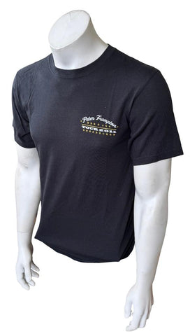 Anvil Men's Peter Frampton Tour 2011 Black Short Sleeve Shirt Size Small