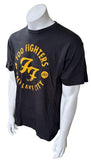 Men's Foo Fighters Tour 2011 Salt Lake City Black Short Sleeve Shirt Size Large