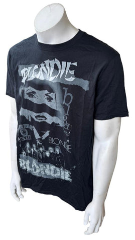 Gildan Men's Blondie 4 Ever 2014 Tour Black Short Sleeve Shirt Size Large