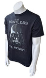 Disney Men's Star Wars Darth Vader It Is Pointless To Resist Black Shirt Size M