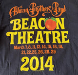 Anvil Men's Allman Brothers Band I Love NY Beacon Theater 2014 Shirt Size Large