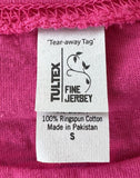 Tultex Women's Justin Bieber Believe Tour 2012 Pink Shirt Size Small