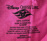 Disney Women's Disney Cruiseline Minnie Castaway Cay Bahamas Pink Shirt Size M