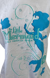 Anvil Women's The Little Mermaid Ariel's Undersea Adventure White Shirt Size XL