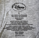Disney Women's Minnie Mouse Statue Of Liberty NYC Graphic Gray Shirt Size Large
