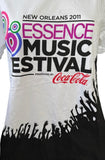 Anvil Women's New Orleans 2011 Essence Music Festival White Shirt Size Medium