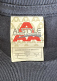 Alstyle Men's Kiss Navy Emblem Kruise 2011 Graphic Short Sleeve Shirt Size Small