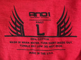 And1 Men's SB5 Basketball All-Star Camp 2011 Red Short Sleeve Shirt Size Large