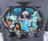 Alstyle Men's Dream Theater Super Heroes Gray Short Sleeve Shirt Size Large