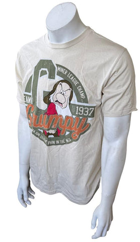 Disney Team Grumpy Miner League Champ Major League Pain In The Neck Shirt Size M