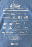 Anvil Men's Ride For Roswell 2011 Ride Leader Blue Short Sleeve Shirt Size XL