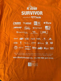 Anvil Men's Ride For Roswell 2014 Fighting For a Cure Orange Shirt Size Large