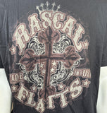 Ten Men's Rascal Flatts Made In The USA Cross Graphic Black Shirt Size Large