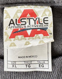 Alstyle Men's Cinderella 25 Years Wings Graphic Gray Short Sleeve Shirt Size XL