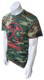 Rothco Men's Roger Waters Trust Us Graphic Camo Short Sleeve Shirt Size Medium