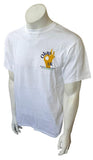 Anvil Men's Okay 5K Fun Run Wellness Walk White Short Sleeve Shirt Size Medium