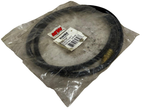 Inweld Argon ARH6 Black Gas Hose 1/4" I.D. 6" Length