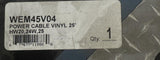 Weldmark WEM45V04 Black Vinyl Power Cable 25 FT HW20