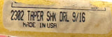 Morse Cutting Tools 2302 Morse Taper #2 Drill Bit 9/16" High Speed Steel