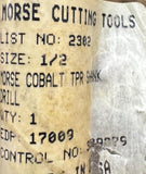 Morse Cutting Tools 2302 Morse Taper #2 Drill Bit 1/2" Cobalt