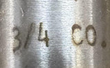 Morse Cutting Tools 3/4" Morse Taper #2 Drill Bit Cobalt