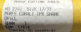 Morse Cutting Tools 2302 Drill Bit 17/32" Taper #2 Cobalt