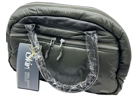 iSkin Mini Jimmy Elite Small Boston Bag Puffer iPad Protector Carry Case Olive