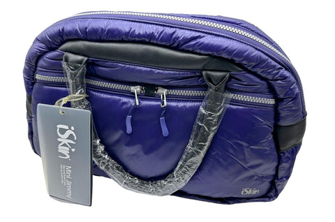 iSkin Mini Jimmy Elite Small Boston Bag Puffer iPad Protector Carry Case Purple