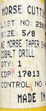 Morse Cutting Tools 2302 Morse Taper Shank #2 Drill Bit 5/8" Cobalt