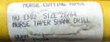 Morse Cutting Tools 1302 Taper Shank Drill Bit 27/64"