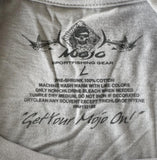 Mojo Sportfishing Gear Men's Graphic Gray Short Sleeve Shirt Size Large