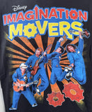 Anvil Men's Disney Imagination Movers Graphic Black Shirt Size Large