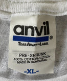 Anvil Men's Glee Live 2010 Tour White Short Sleeve Shirt Size X-Large