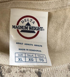 Delta Men's Savage Outdoors The Definition of Accuracy Beige Shirt Size X-Large