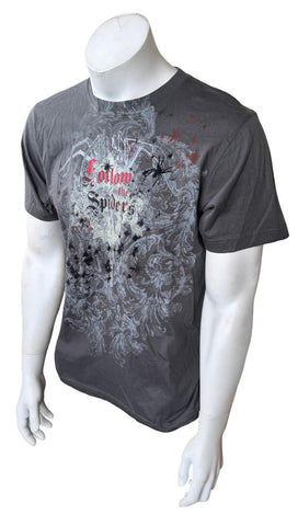 Universal Orlando Men's Harry Potter Follow The Spiders Black Shirt Size Medium