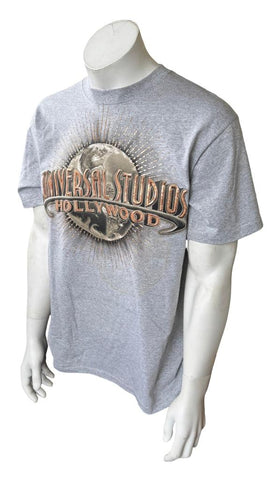 Anvil Men's Universal Studios Hollywood Gray Short Sleeve Shirt Size Large