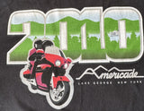 Gildan Men's Americade 2010 Graphic Black Short Sleeve Shirt Size Medium